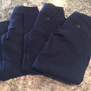 Navy blue boys uniform pants